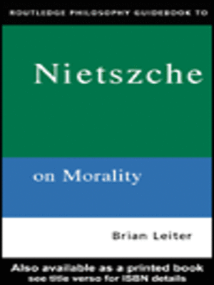 cover image of Routledge Philosophy GuideBook to Nietzsche on Morality